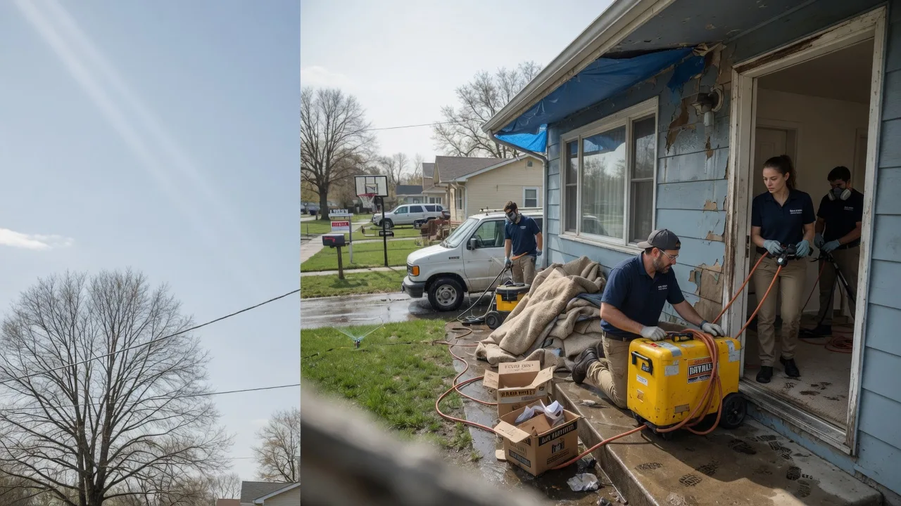 Basement Flood Cleanup in Oakwood, OK near me